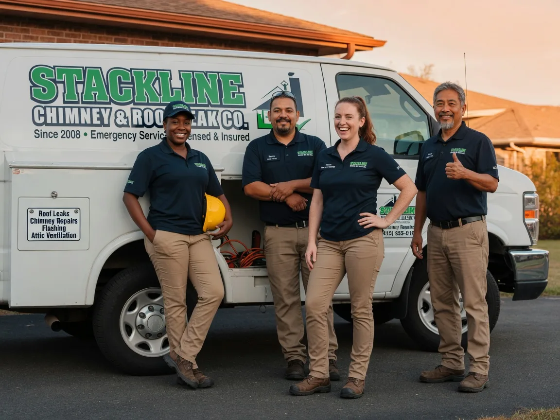 Chimney flashing repair company in Seatonville, IL